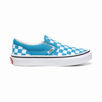 Detske Tenisky Vans Checkerboard Classic (8-14+ years) Biele VA51SJNRD